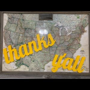 Custom Lettering in yellow ( thanks y’all)